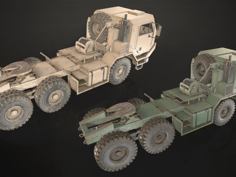 Military Truck V1 - Pack 1 Modello 3D