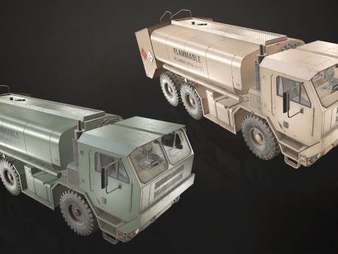 Military Truck V1 - Pack 1 Modello 3D
