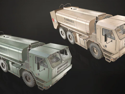 Camion militare V1 - Pacchetto 1 Modello 3D