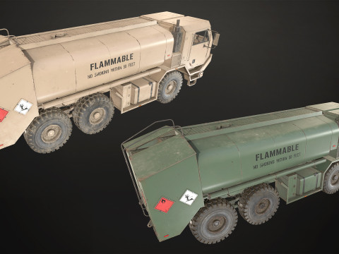 Military Truck V1 - Pack 1 Modello 3D