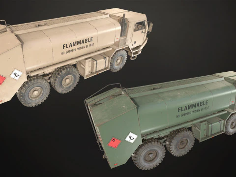 Camion militare V1 - Pacchetto 1 Modello 3D