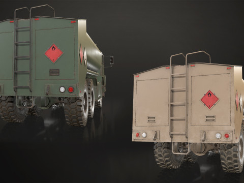 Military Truck V1 - Pack 1 Modello 3D