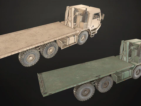 Camion militare V1 - Pacchetto 1 Modello 3D