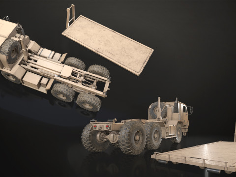 Military Truck V1 - Pack 1 Modello 3D