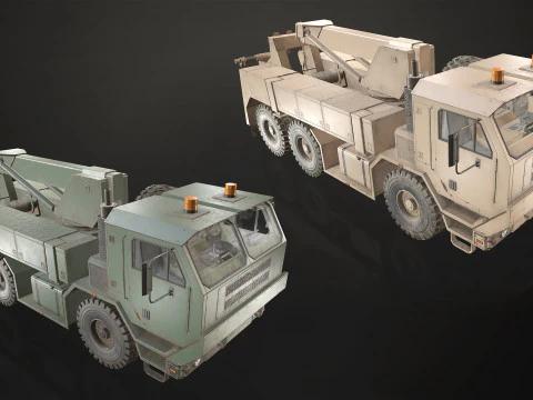 Camion militare V1 - Pacchetto 1 Modello 3D