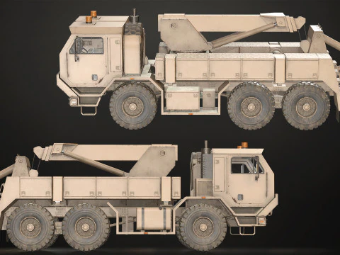 Camion militare V1 - Pacchetto 1 Modello 3D