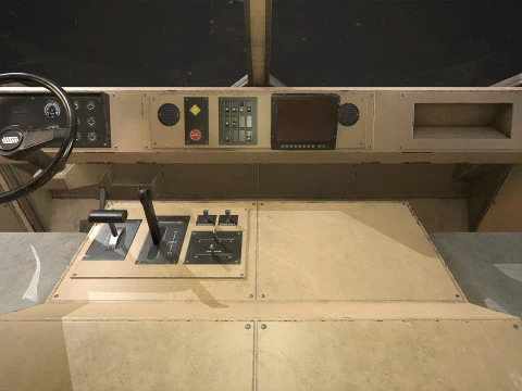 Camion militare V1 - Pacchetto 1 Modello 3D