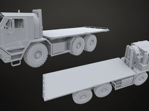 Military Truck V1 - Pack 1 Modello 3D