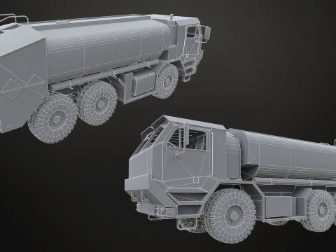 Camion militare V1 - Pacchetto 1 Modello 3D