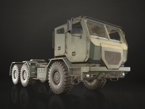 Military Truck V2 - Tractor 3D Model