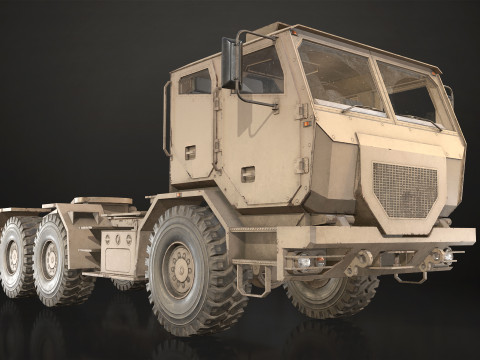Military Truck V2 - Tractor Modelo 3D