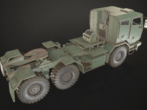 Military Truck V2 - Tractor Modelo 3D