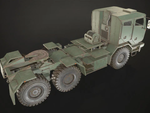 Military Truck V2 - Tractor 3D Model