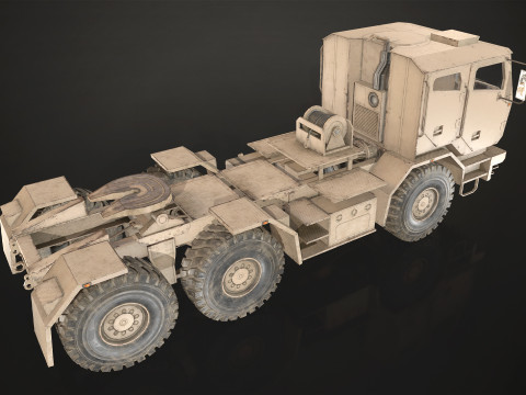 Military Truck V2 - Tractor Modelo 3D