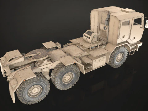 Military Truck V2 - Tractor 3D Model