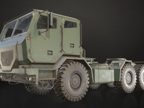 Military Truck V2 - Tractor Modelo 3D