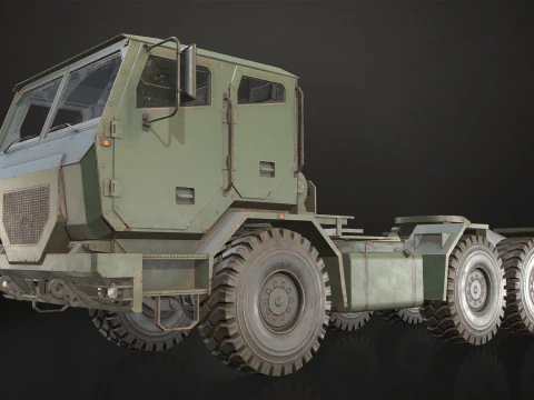 Military Truck V2 - Tractor 3D Model