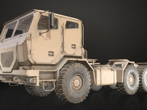 Military Truck V2 - Tractor Modelo 3D