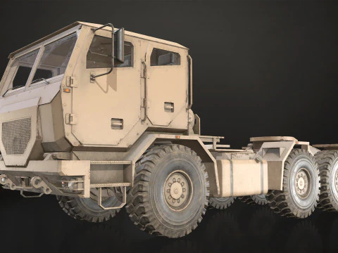 Military Truck V2 - Tractor 3D Model