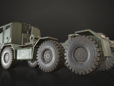 Military Truck V2 - Tractor Modelo 3D