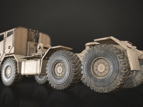 Military Truck V2 - Tractor Modelo 3D