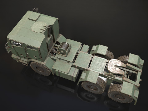 Military Truck V2 - Tractor Modelo 3D