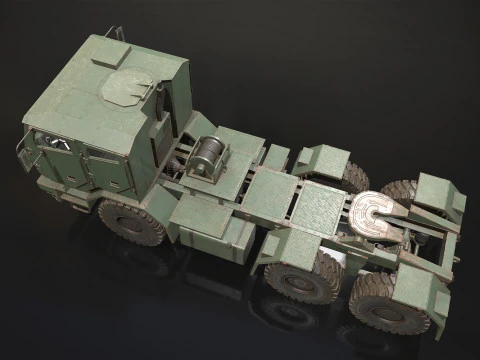 Military Truck V2 - Tractor 3D Model