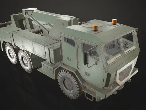 군용 트럭 V2 - 구조차 3D 모델