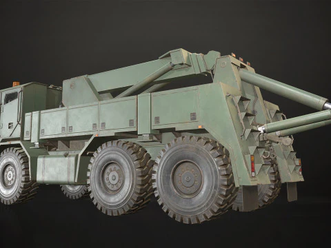 군용 트럭 V2 - 구조차 3D 모델