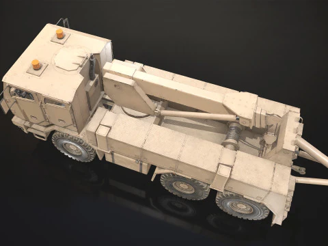 군용 트럭 V2 - 구조차 3D 모델