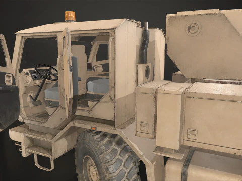 군용 트럭 V2 - 구조차 3D 모델