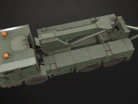 군용 트럭 V2 - 구조차 3D 모델