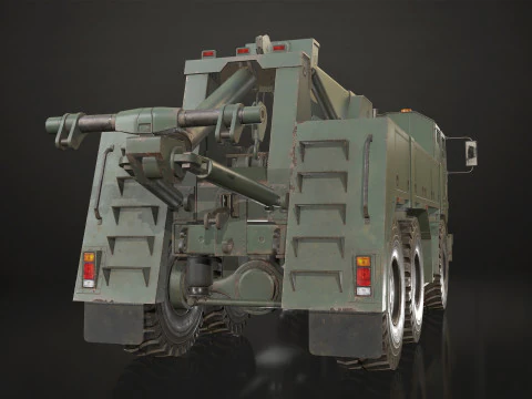 군용 트럭 V2 - 구조차 3D 모델