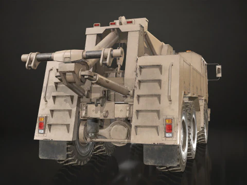 군용 트럭 V2 - 구조차 3D 모델