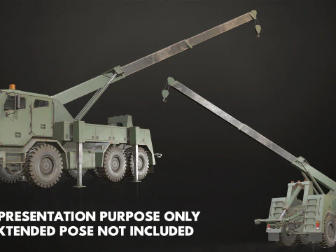 군용 트럭 V2 - 구조차 3D 모델