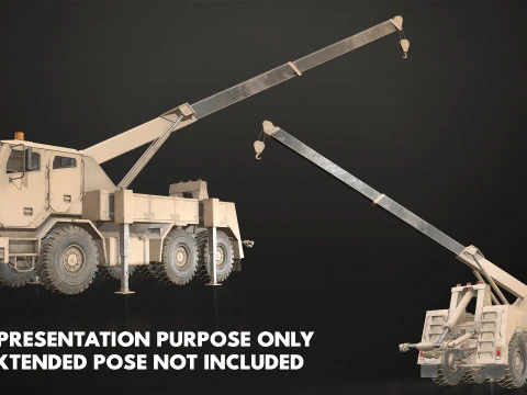 군용 트럭 V2 - 구조차 3D 모델