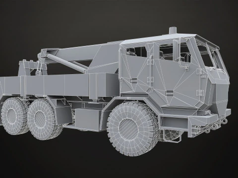 군용 트럭 V2 - 구조차 3D 모델