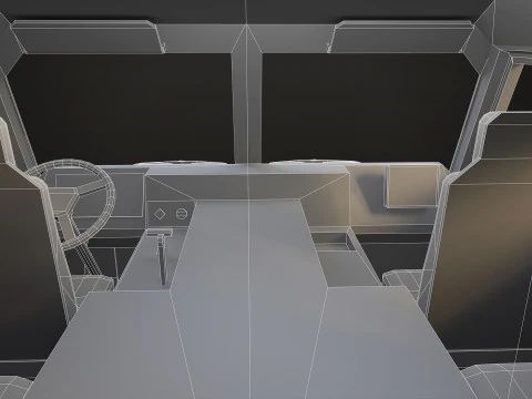 군용 트럭 V2 - 구조차 3D 모델