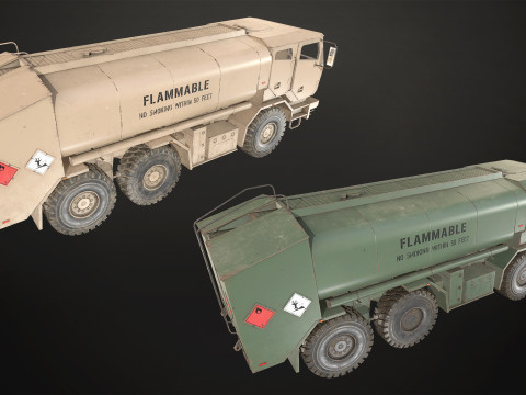 Military Truck V2 - Pack 1 Modello 3D