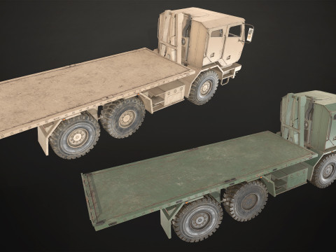 Military Truck V2 - Pack 1 Modello 3D