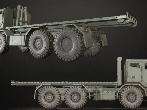 Military Truck V2 - Pack 1 3D Model