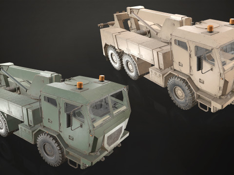 Military Truck V2 - Pack 1 Modello 3D