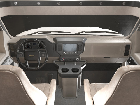 Class C RV Motorhome - Low Poly Modèle 3D