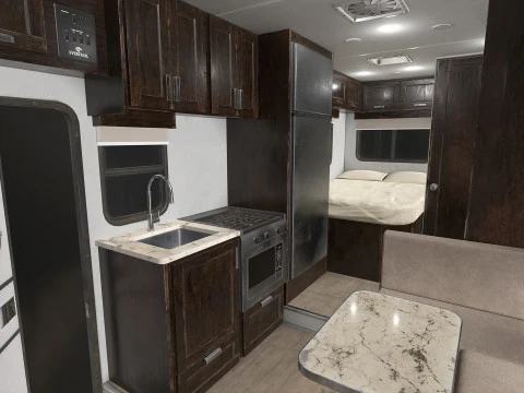 Class C RV Motorhome - Low Poly 3D Model