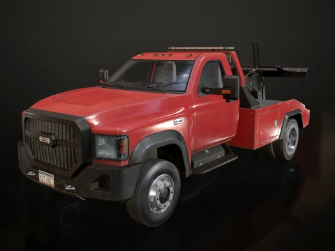 Caminh&atilde;o M&eacute;dio VX400S - Destruidor Modelo 3D