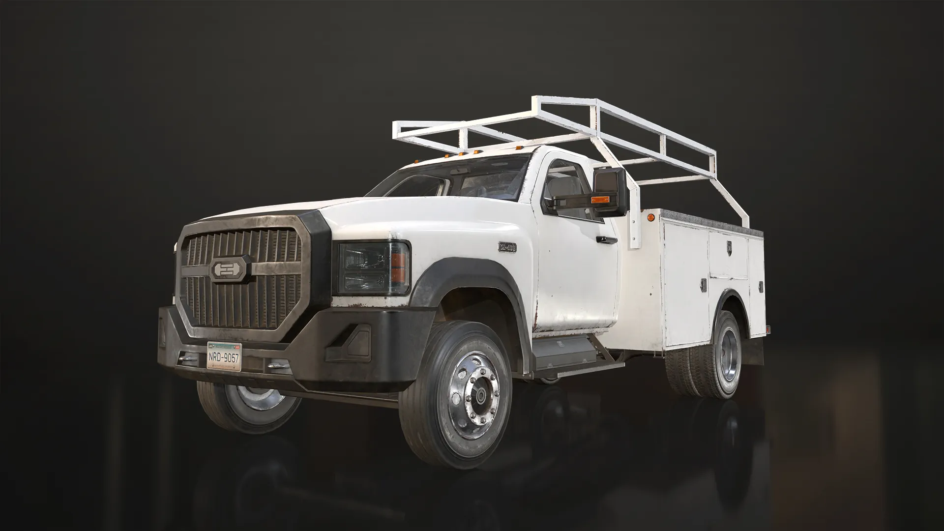 Medium Duty VX400S - Service Truck 3D Model .c4d .max .obj .3ds .fbx .stl .blend 