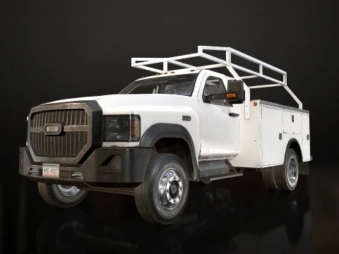 VX400S de service moyen - Camion de service Modèle 3D