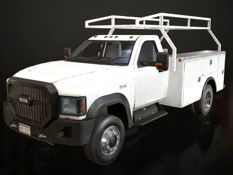 Medium Duty VX400S - Service Truck 3D Model