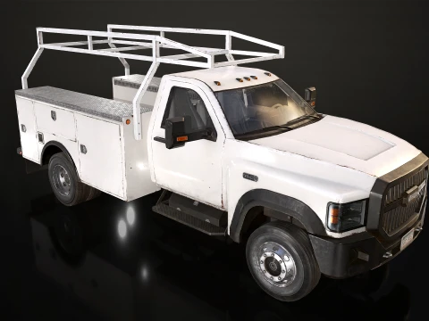 Medium Duty VX400S - Service Truck 3D Model