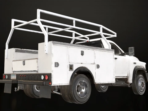 Medium Duty VX400S - Service Truck 3D Model
